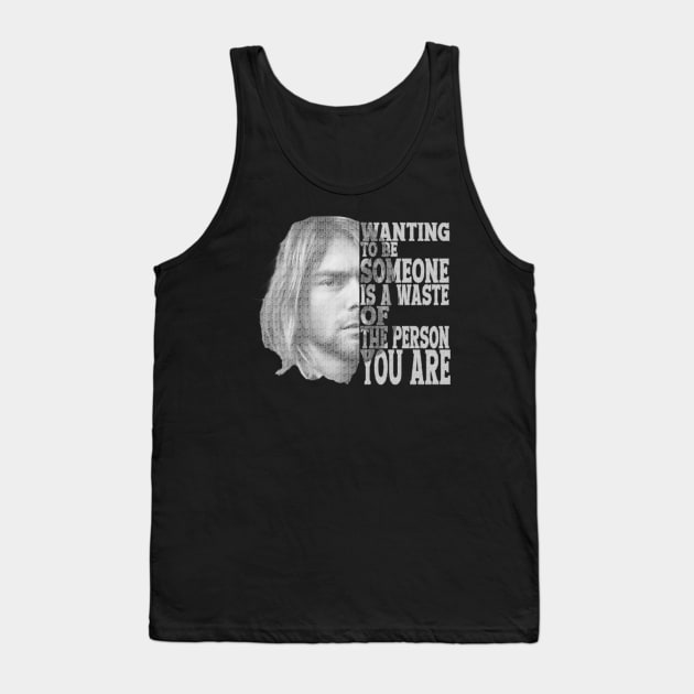 Self Love Quote Illustration Tank Top by Odegart